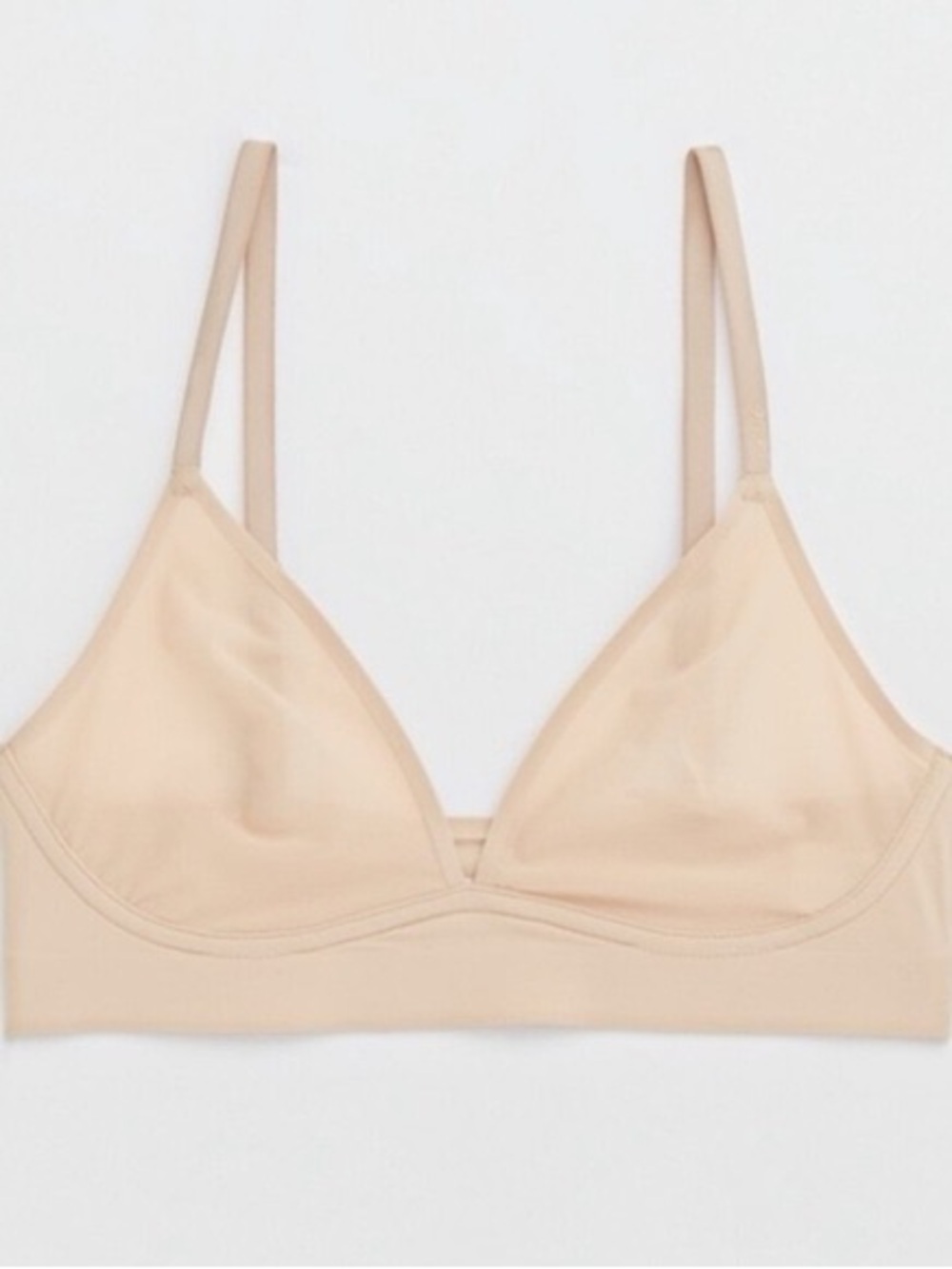 Aerie Smoothez Nude Triangle Unlined Bralette